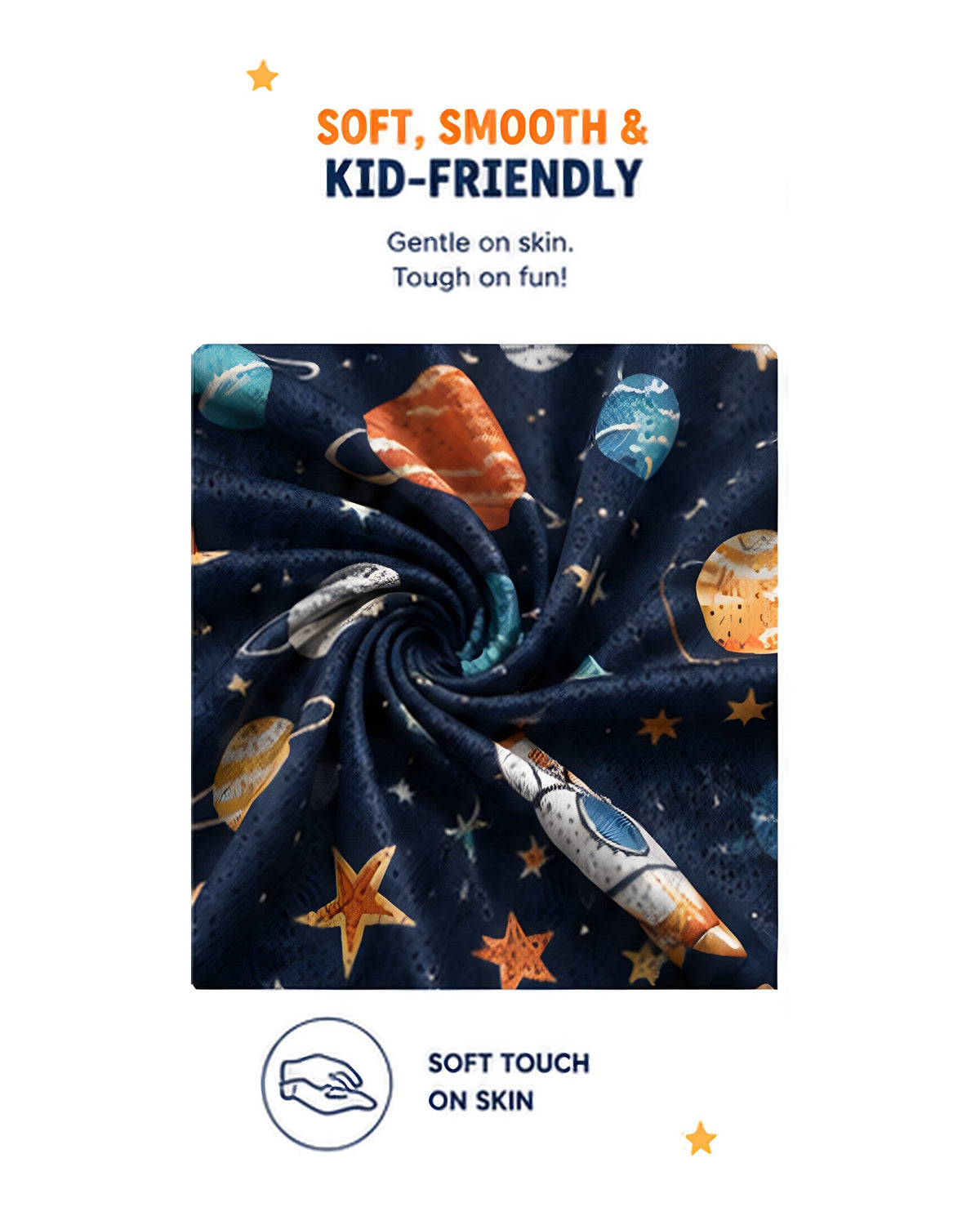Kids AOP Sports Shorts - SpaceMan - detail 6 of 6