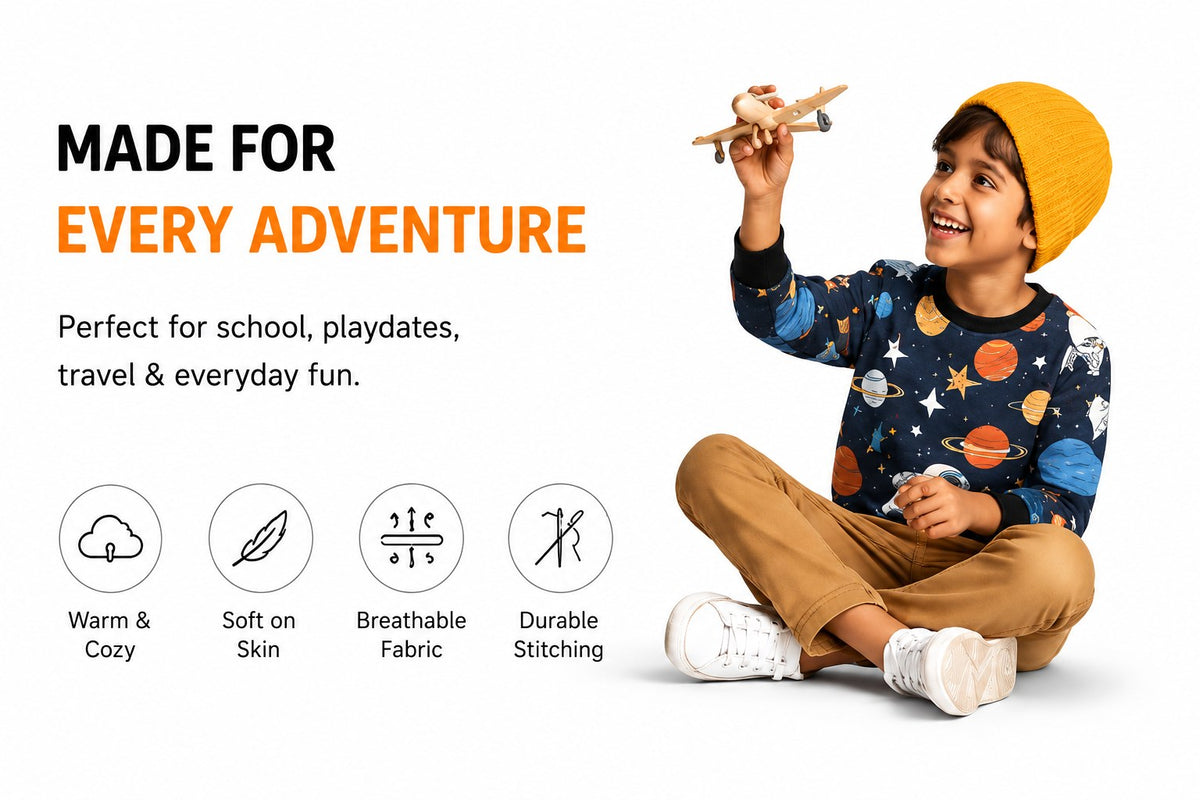 Space Man Sweatshirt – fit and comfort