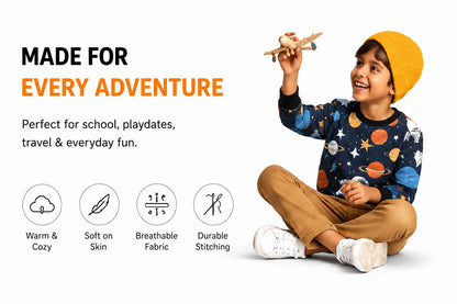 Space Man Sweatshirt – fit and comfort