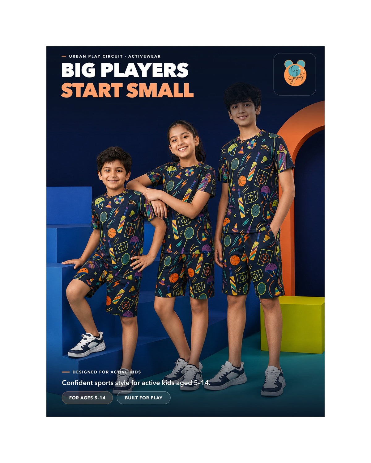 Kids AOP Sports T-Shirt - Urban Play Circuit - detail 8 of 8