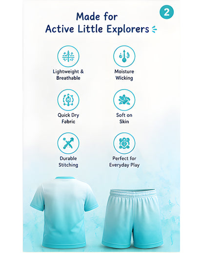 Tiny Sprouts Wave Rider Kids AOP Sports Set - detail 2 of 7