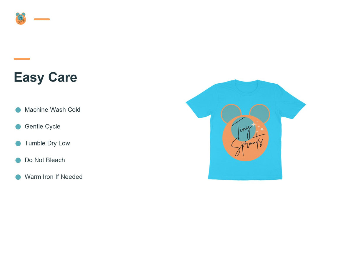 Tiny Sprouts Kids Round Neck T-Shirt – easy care