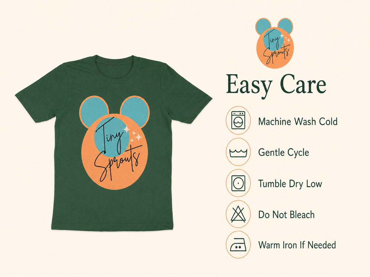 Tiny Sprouts Toddler Round Neck T-Shirt – easy care