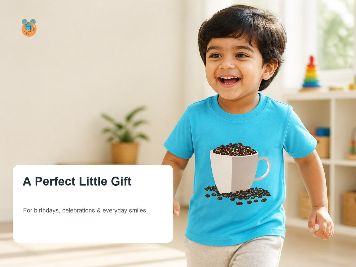 Tiny Sprouts Coffee Love Toddler T-Shirt – gift-ready