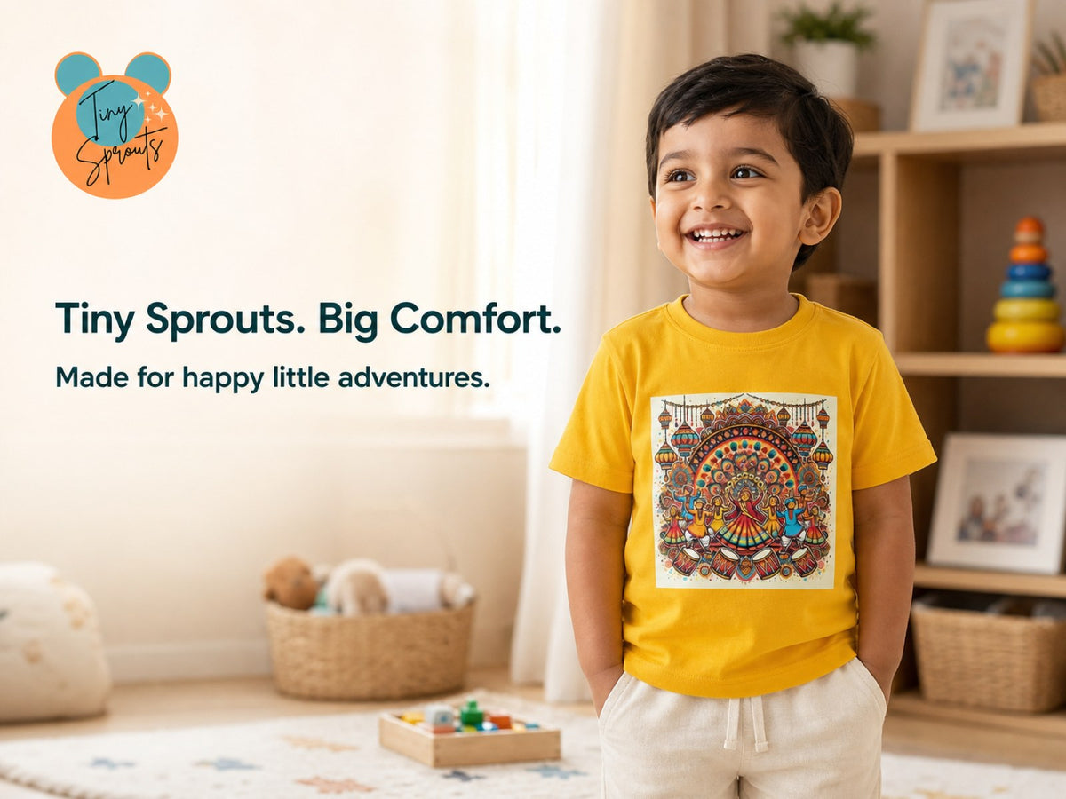 Tiny Sprouts Festival Dance Toddler T-Shirt – lifestyle