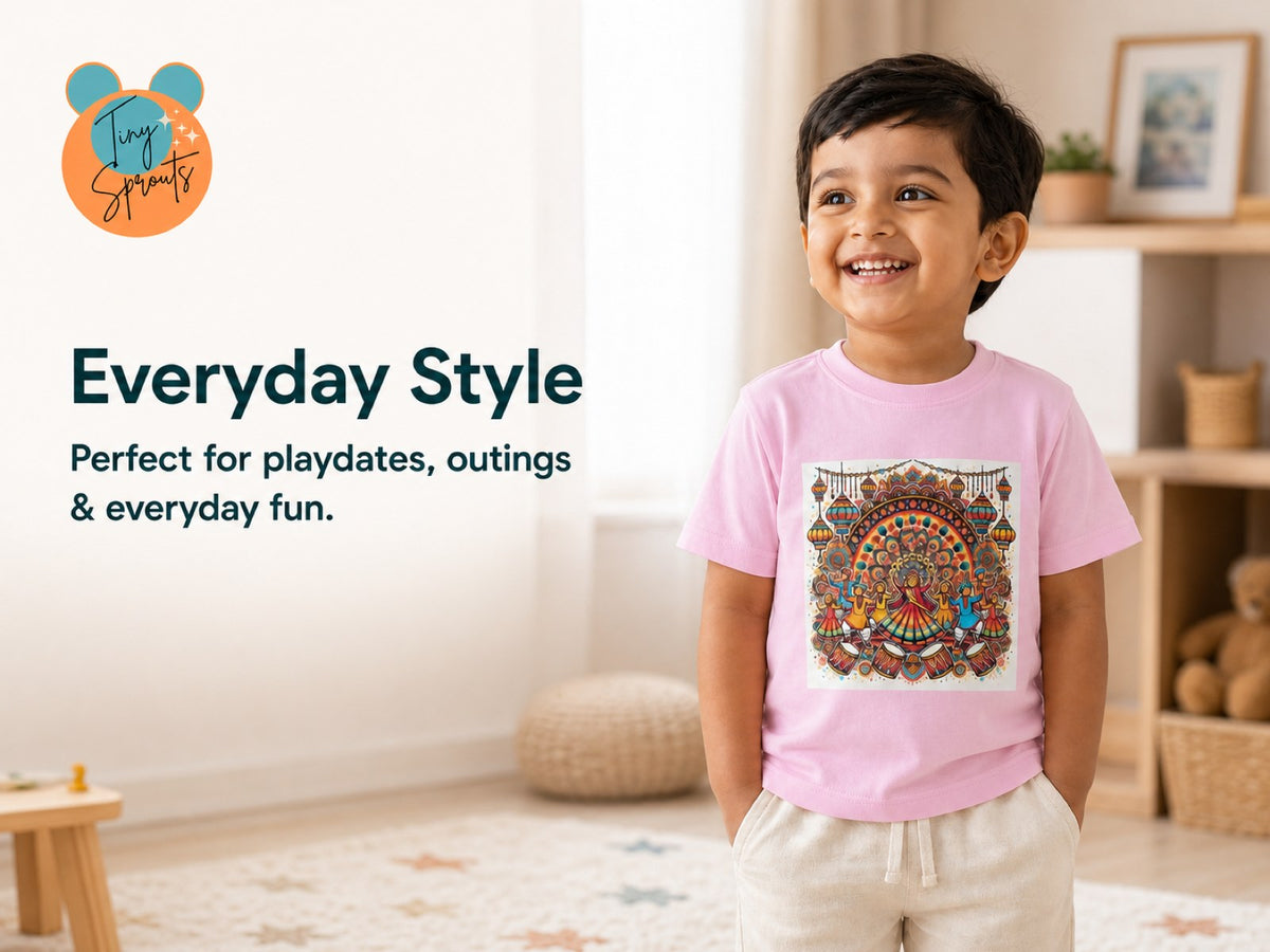 Tiny Sprouts Festival Dance Toddler T-Shirt – everyday styling