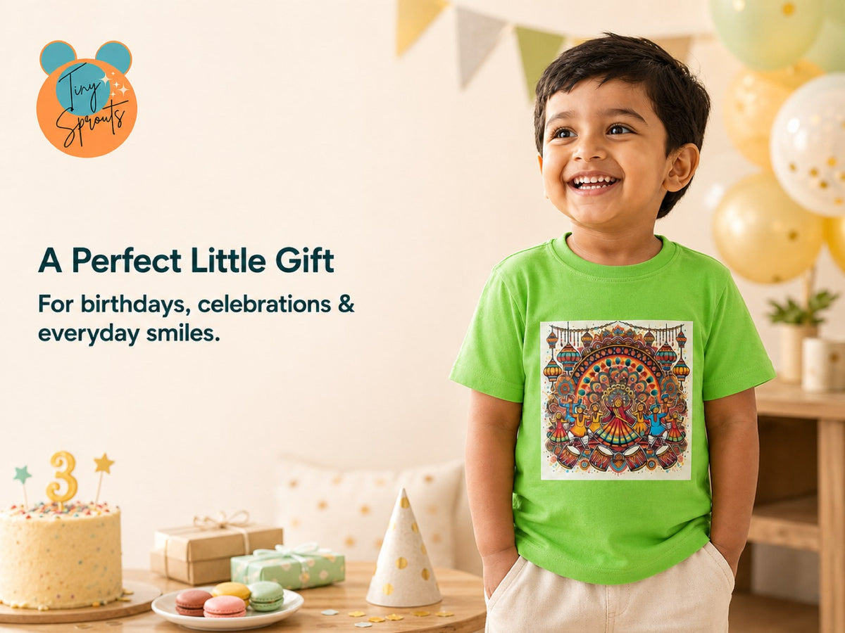 Tiny Sprouts Festival Dance Toddler T-Shirt – gift-ready