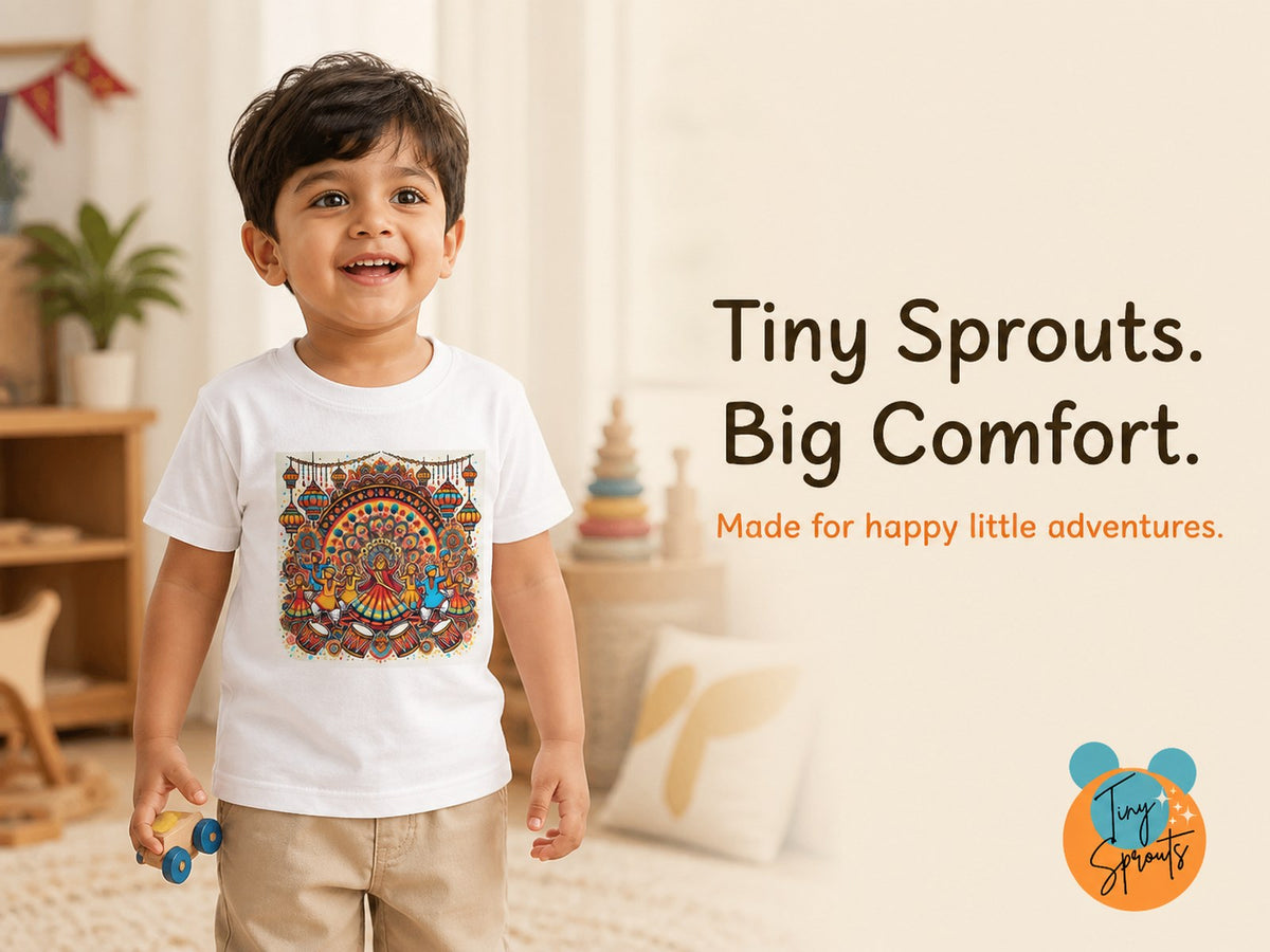 Tiny Sprouts Festival Toddler T-Shirt – lifestyle