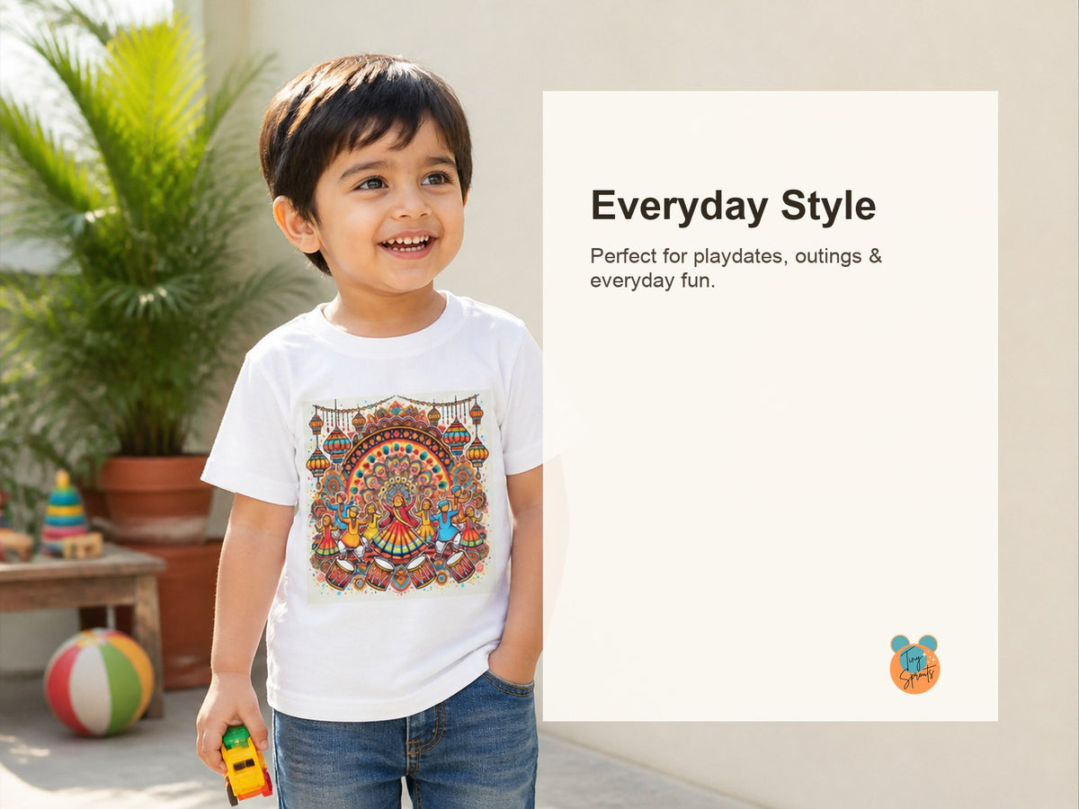 Tiny Sprouts Festival Toddler T-Shirt – everyday styling