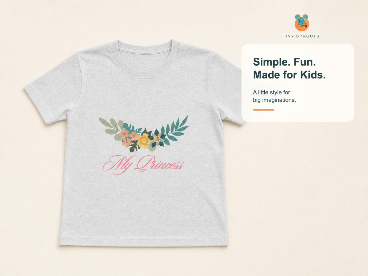 Tiny Sprouts My Princess Toddler T-Shirt – product beauty shot