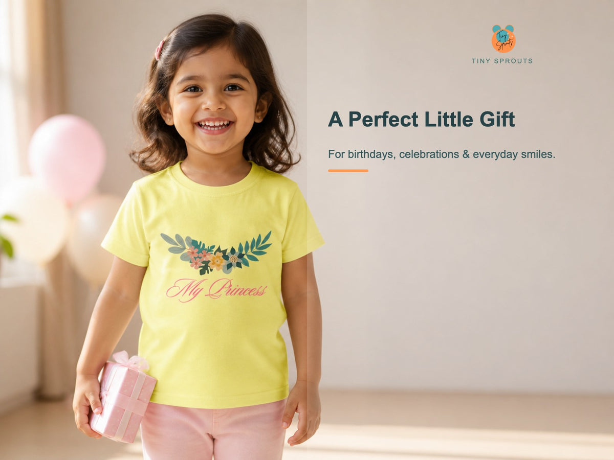Tiny Sprouts My Princess Toddler T-Shirt – gift-ready