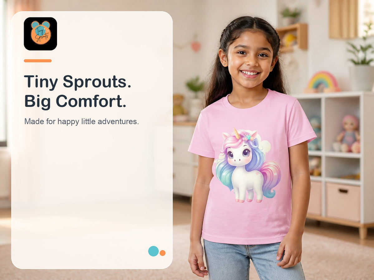 Tiny Sprouts Unicorn T-Shirt for Kids – lifestyle