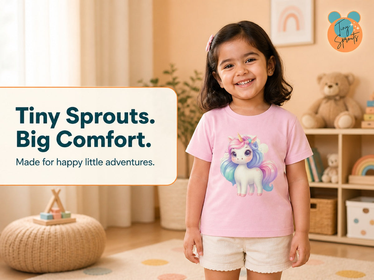 Tiny Sprouts Unicorn T-Shirt for Toddlers – lifestyle